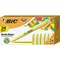 Bic Pocket Highlighter, Chisel Tip, 24/BX, Yellow 12PK BICBL241YW - alternate 4